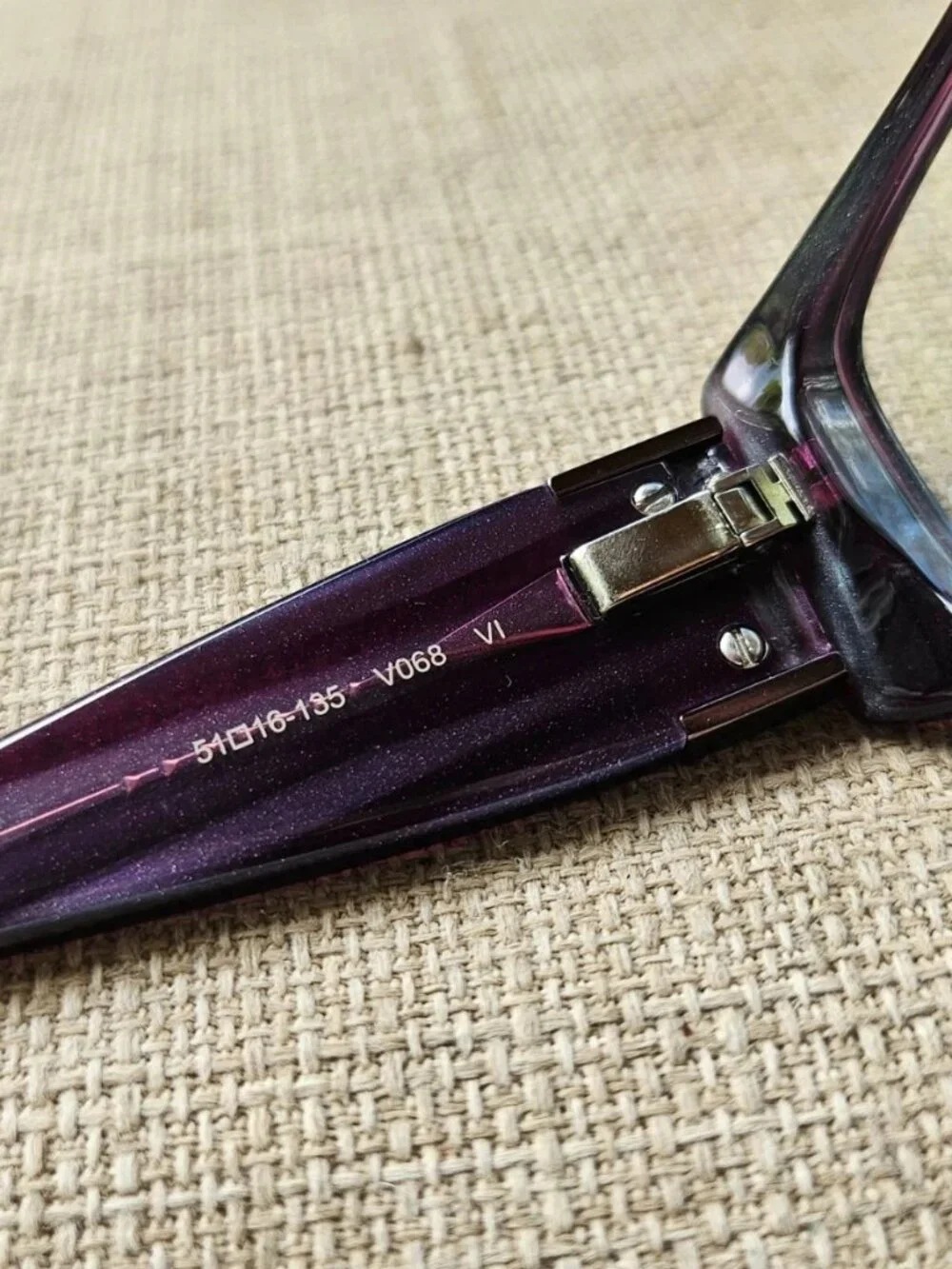 New Vera Wang Women Eyeglasses Frame Purple VO68 Eyewear Glasses New